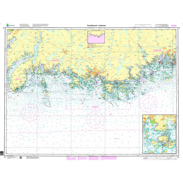 Ny-Hellesund - Lindesnes hovedkartserien sjø