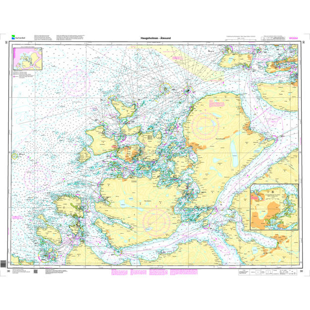 Haugsholmen - Ålesund hovedkartserien sjø