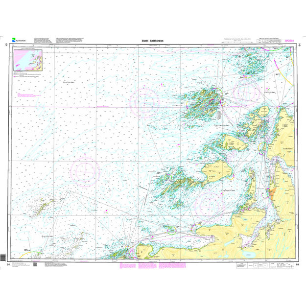 Støtt - Saltfjorden hovedkartserien sjø