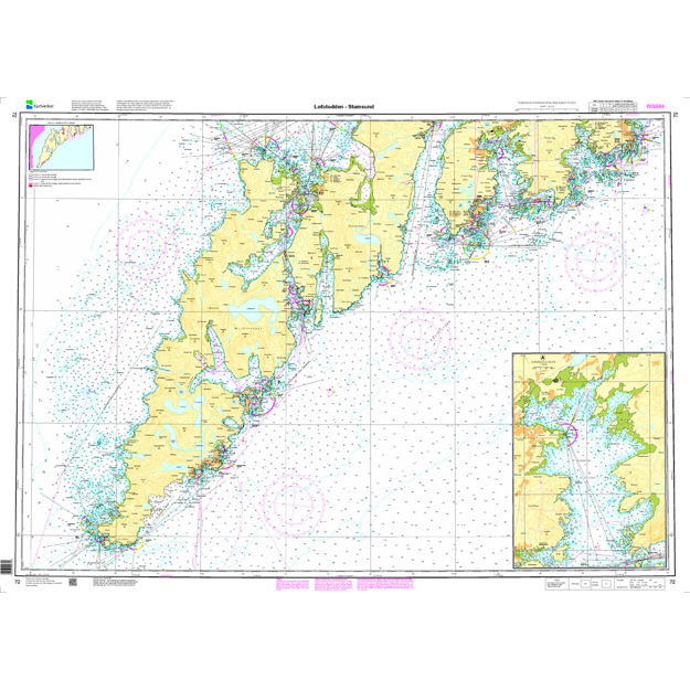 Lofotodden - Stamsund hovedkartserien sjø