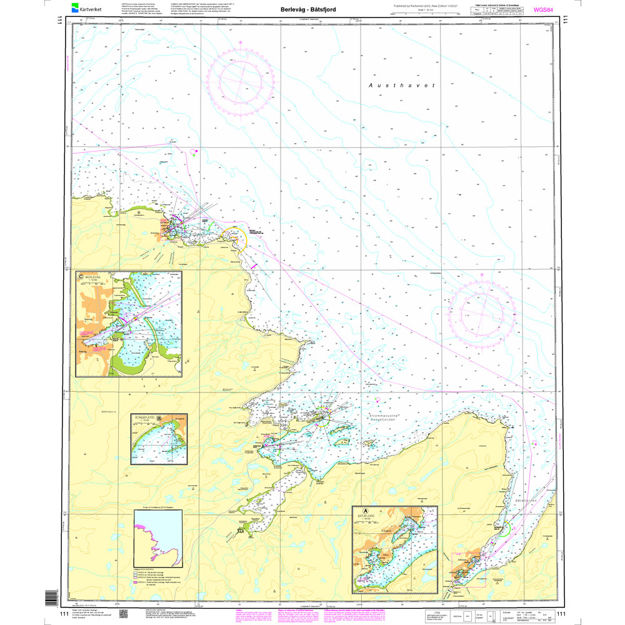 Berlevåg - Båtsfjord hovedkartserien sjø