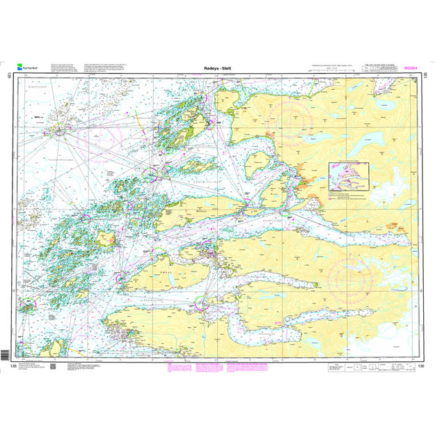 Rødøya - Støtt hovedkartserien sjø