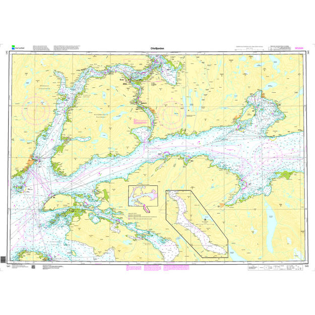 Ofotfjorden hovedkartserien sjø