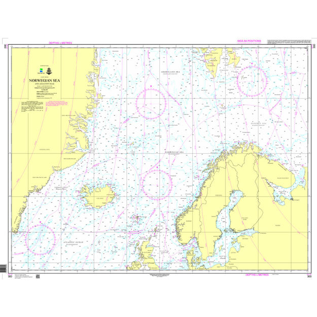 Norwegian Sea And Adjacent Seas overseilingskart