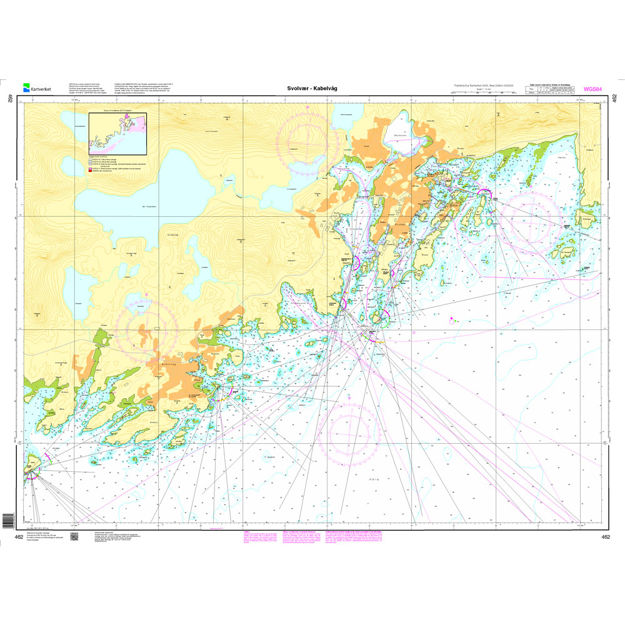 Svolvær - Kabelvåg havnekart