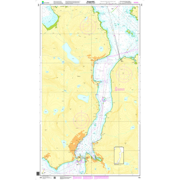 Ulvesundet med Måløy Hamn havnekart