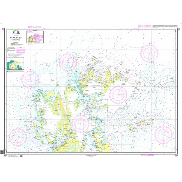 Nordsvalbard overseilingskart