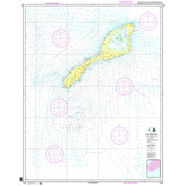 Jan Mayen hovedkart Svalbard