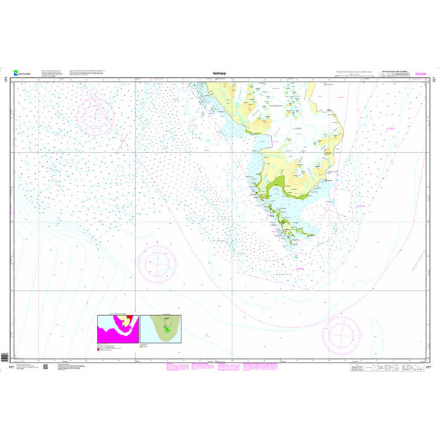 Sørkapp hovedkart Svalbard