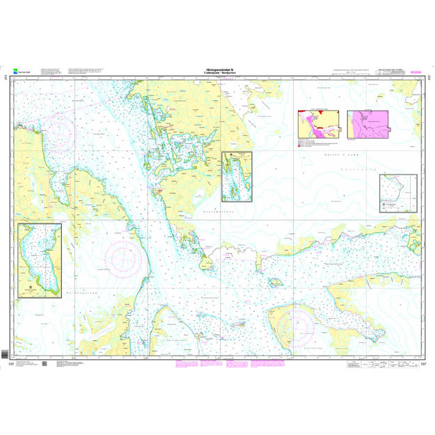 Hinlopenstretet N. Fosterøyane - Nordporten hovedkart Svalbard