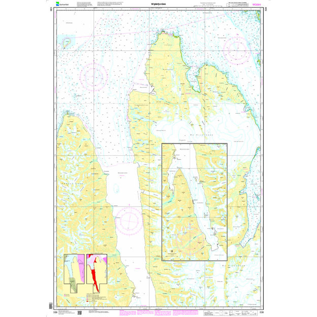 Wijdefjorden hovedkart Svalbard